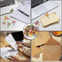 yueton 54 PCS Cute Butterfly Paper Clips, Creative Cartoon Bookmarks and Document Clamps for Office Supplies