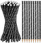 Chinco Music Pencils, Music Note Pencils for Students, Bulk Round Fun Pencils with Eraser, 48 Pieces