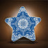 Burbuja 0.2W Portugal Tiles LED Night Light Plug into Wall Star-Shaped Nightlight Dusk to Dawn Auto Sensor for Bedroom