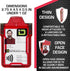 Identity Stronghold RFID Badge Holder for 1 Card, Heavy Duty Hard Plastic, FIPS 201 Approved Security - Red