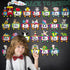 Outus Set Alphabet Train Bulletin Board Animals Alphabet Line Cards for Classroom Wall Letters Banner Decor Early