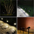 IP67, 60 3 2 1(Cool 4 Pack) HGGH Solar Lights Outdoor Waterproof LED Lighting Modes Solar Spot Lights Outdoor for Yard