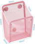 Magnetic Pencil Holder, Mesh Stainless Steel Pen Basket for Writing Utensil Storage in Home, Office, Kitchen
