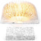Floral Print Book Light,3-Color Book Lamp Book Lovers Gifts | 1200mAh Portable