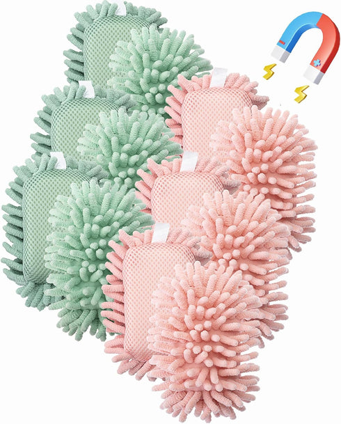 Mr. Pen Microfiber Shag Whiteboard Eraser, 12 Pack, Washable Microfiber Dry Erase Eraser for White Board