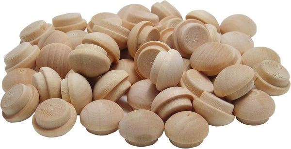 General Tools 1/2-Inch Button Plugs #312012, 50 Count - FSC Ethically Sourced Hardwood