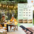 100FT Dimmable 3 32 Bulbs, addlon LED Outdoor String Lights, Remote Patio Lights with Timer & Lighting Modes