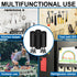 LOVIMAG 30LBS Waterproof Rare Earth Magnets, Black 24Pack Neodymium Magnets with Countersunk Hole and Screws