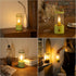Dimming, LUSHARBOR Cordless Table Lamp, Portable Lantern Rechargeable LED Battery Operated Lamp Stepless Hanging Desk