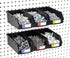6 Pack Pegboard Bins Black Extra Large - Hooks to Any Peg Board - Organize Hardware, Accessories, Attachments