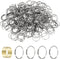 MECCANIXITY 300pcs Mini Split Rings, 13mm 304 Stainless Steel Jump Ring Small