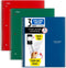 Five Star 3 Pack Spiral Notebook + Study App, 3 Subject, College Ruled, 150 Sheets, Water Resistant Cover, 8.5" x 11",