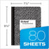 Oxford Composition Notebooks, Graph Ruled Paper, 9-3/4" x 7-1/2", Black Marble Covers, 80 Sheets, 12 per Pack (63786) by Tops