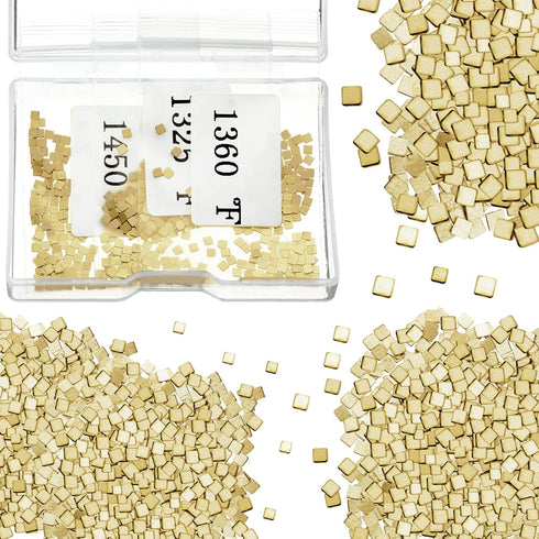 Sadnyy 150 Pcs Gold Solder 2 * 2 mm for Jewelry - 14K Gold Solder Including E, M, H Solder for DIY Repair