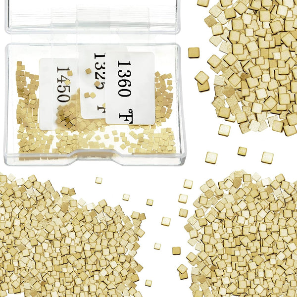 Sadnyy 150 Pcs Gold Solder 2 * 2 mm for Jewelry - 14K Gold Solder Including E, M, H Solder for DIY Repair