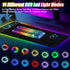 ToLuLu Wireless Charging RGB Gaming Mouse Pad, 15W LED Mouse Mat with 30W Charger, Large Mousepad with Wrist Support,