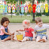 Fancy Land Flip-Flop Cutouts, Summer Bulletin Board Decorations for Back to School Classroom, 60Pcs