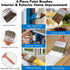 36PCS 4-Section 9''& 4''Roller SOUTHGATE Paint Roller Kit with Pole, Trays, Heavy-Duty Frames, Microfiber Paint