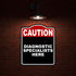 15 18 inches DIAGNOSTIC SPECIALISTS HERE Caution Red Black Aluminum Composite Sign x
