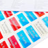 Set 400 Comprehensive of Removable French Learning Stickers with Lookup Tables