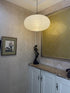 55.5cm(21.85in) large White Oblate Pendant Lamp Shade Chinses lantern Home Decor Paper Ceiling Lampshade