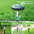 2 Pack IP65 Dynamic Solar Pathway Flickering Flame Outdoor Yard LED Lawn Lights - Waterproof, Weatherproof Garden Decor