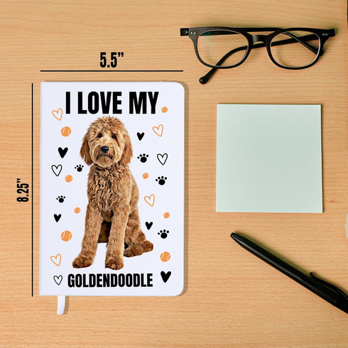 Dog Notebook Journal (96 Lined Pages) - Cute Dog Themed Gifts for Women, Fun Gifts for Dog Lovers