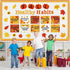 Fall Healthy Habits Bulletin Board Decorations Set - Autumn Classroom Decor for Thanksgiving