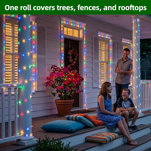 750 240ft 12 Dimmable LED Chrstmas Lights, Outdoor Christmas String Lights with Modes, Multicolor LED String Lights