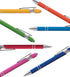Rubberized Soft Touch Ballpoint Pen with Stylus Tip, Stylish Premium Metal Pen, Black Ink, Medium Point (Dark Blue, 7)