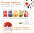 5x 20 oz Lifewit Ice Chilled Condiment Caddy with Containers, Condiment Server with Lid & Metal Accessories, Serving