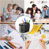 Electric Pencil Sharpener Heavy-Duty Helical Blade with Adapter/Battery Operated for No.2 Pencils