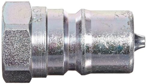 Dixon Valve H3F3 Steel ISO-B Interchange Hydraulic Fitting, Nipple, 3/8" Coupling x 3/8" - 18 NPTF Female