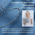 SAM & LORI Strong Pretty Lanyard Necklace for Women, Stainless Steel Diffuser Metal Chain with Badge Clip, Pink Daisy