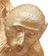 lxrnqcey E26 Vintage Monkey Pendant Light, Golden Monkey Hanging Lamp, Retro Resin Hemp Rope Chandelier, Hanging Light