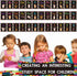 Sign Language Bulletin Board Letters - 36 ASL Alphabet Learning Cards Set for Classroom Decor, Kindergarten, Daycare