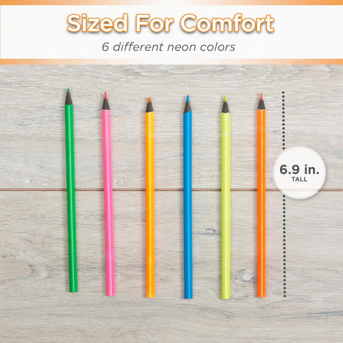 Christian Art Gifts 6 pc Bible Highlighters Set, Assorted Colors, Smudge and Bleed Proof