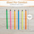 Christian Art Gifts 6 pc Bible Highlighters Set, Assorted Colors, Smudge and Bleed Proof