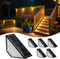BKBB PPBB Solar Step Lights for Outside, Solar Stair Lights Outdoor Waterproof, Deck Step