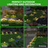8 Pack Benany Solar Lights Outdoor, Mushroom Lights Outside Waterproof, Solar Powered LED Lighting for Garden, Yard