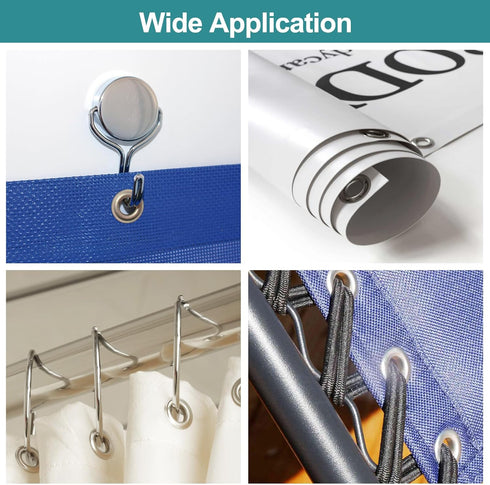 Spurtar Grommet Tool Kit, 3/8'' Handheld Grommet Kit with 10mm Hollow Punch and 500pcs Eyelets for Leather Fabric