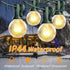 25 G40 27 Bulbs,Weatherproof Outdoor String Lights Ft Patio Lights with Edison Incandescent Connectable Hanging