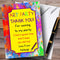 The Card Zoo Splatter Paint Art Party Party Thank You Cards