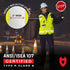 NoCry Premium Reflective Safety Vest for Men, Heavy Duty Stitching, ANSI Class 2