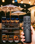 50FT 18+1 G40 Bulbs Outdoor Patio String Lights Waterproof with Remote, Edison LED Shatterproof Hanging Outside Light