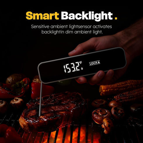 Generic 0.3 Meat Thermometer Digital, Sec Instant Read Food Thermometer for Cooking Kitchen Gadgets, Grilling, BBQ, Air