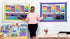 Sproutbrite Math Poster, PEMDAS Boho/Bright Banner for Classroom Decor, Middle & High School