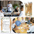 Fulmoon 60 Set Employee Appreciation Gifts with Bamboo Pens and Thank You Bookmark Cards