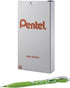 Pentel ICY Mechanical Pencil (0.9mm) - Tinted Lime Green Barrel, 12 Pack (AL29TK)