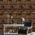 MyFun Faux Vintage Bookshelf Wallpaper Peel and Stick PVC Removable, School Library